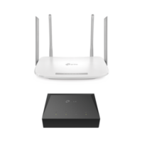 Kit de ONU Gigabit XZ000G3 con Router Router Inalámbrico ISP doble banda AC, Hasta 1167 Mbps, 4 antenas externas omnidireccional, Puertos Gigabit