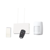 Kit de Receptor y Sensores Inalámbricos Para Panel Vista. Magnéticos y de Movimiento mas Control Remoto