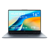 HUAWEI MATEBOOK D16  / CORE I5 13420H / RAM 16GB / 1 TB NVME PCIE SSD / SIN SISTEMA OPERATIVO /1 AñO DE GARANTIA