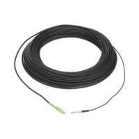 Rollo de Fibra Óptica Drop Redonda G657A2 Monomodo Simplex de 50 Metros con Conectores SC/APC-SC/APC para Instalaciones Aéreas, Subterráneas o a la Intemperie
