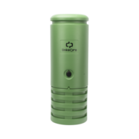 Pedestal para Cajas de Empalme de Fibra Óptica Cilíndrico Color Verde con Bracket Estandar (No incluye caja de empalme)