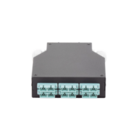 Distribuidor de Fibra Óptica para Riel Din, 6 Acopladores SC/UPC Multimodo con Charola de Empalme