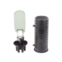 Caja de Distribución de Fibra Óptica Vertical tipo Domo, 48 empalmes (Expandible hasta 96 empalmes con charola LP-SCV-48-ST), Exterior, IP68