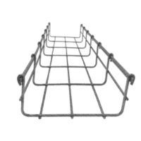 Charola Bimetálica Tipo Malla 66/150 mm, Ideal Para Utilizarse al Exterior o Zonas Húmedas, Hasta 158 Cables Cat6, Tramo de 3 Metros