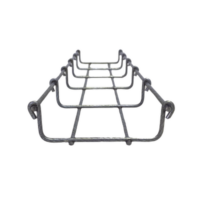 Charola Bimetálica Tipo Malla 33/100 mm, Ideal Para Utilizarse al Exterior o Zonas Húmedas, Hasta 53 Cables Cat6, Tramo de 3 Metros