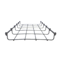 Charola Bimetálica Tipo Malla 33/200 mm, Ideal Para Utilizarse al Exterior o Zonas Húmedas, Hasta 105 Cables Cat6, Tramo de 3 Metros