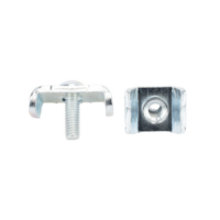 Kit 1 Con Nuevo Diseño, Unión Segura para Tramos de Charolas, Sin Pérdida de Piezas, Menor Tiempo de Instalación y Acabado Electrozincado (2 Piezas)