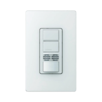 Interruptor con Sensor de Ocupación, Doble Tecnología Para Detección de Movimiento, Color Blanco