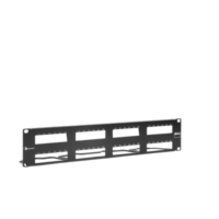 PATCH PANEL MAX VACIO ID VERTICAL UTP 48 PTOS PLANO 2U NEGRO