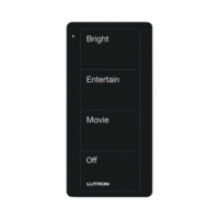 Control inalambrico PICO, 4 botones para con escenas ya predefinidas y grabado.