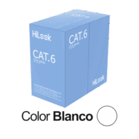 Cable de Red U/UTP Cat6 23AWG / Cumple ANSI/TIA-568.2-D / RoHS 2.0 / CPR Fca / Longitud 305 m / PVC Blanco / Resistencia a la Tracción y Compresión / Operación -20°C a 70°C