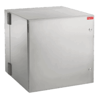 Gabinete Industrial ProTek de Puerta Sólida, Protección NEMA Tipo 4/4X/12, Abatible, Fabricado en Acero Inoxidable SS304, 12 UR, Color Gris Claro
