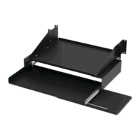 Charola Para Soportar Equipos en Rack de 19in, Con Bandeja Deslizable para Teclado y Mouse , Capacidad de 45.5 kg, 4 UR