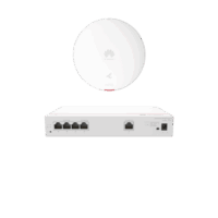 Kit DEMO de Router Multi-Servicio / 1 puerto 10/100/1000 Mbps(WAN) / 4 puertos 10/100/1000 Mbps(LAN) PoE / 50W + Punto de Acceso Wi-Fi 6 / 1.775 Gbps / MU-MIMO 2x2 (2.4GH y 5GHz) / Smart Antenna más cobertura / Instalación en techo y pared