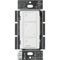 (Caseta Wireless) Atenuador de pared. Aumenta/Disminuye Intensidad de Iluminación. No requiere cable neutro. 150W LED / 600W INC/HAL