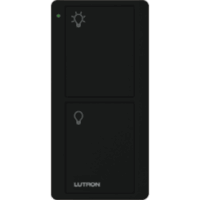 Control remoto PICO 2 botones encender/apagar, color negro, complemente con un switch on/off, Caseta, RA2, RadioRa2