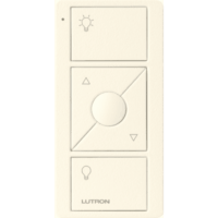 Control remoto PICO 3 botones encender/apagar, subir/bajar intensidad, color blanco, complemente con un atenuador Caseta, RA2, RadioRa2.