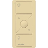 Control remoto PICO 3 botones encender/apagar, subir/bajar intensidad, color blanco, complemente con un atenuador Caseta, RA2, RadioRa2.