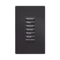 (RadioRA2) Teclado Seetouch Hibrido 6 botones, 2 botones subir/bajar, programe escenas diferentes en cada botón,puede instalarse en un interruptor de luz.