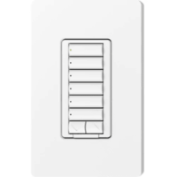 Teclado de Pared RadioRA 2 / Control de Luces y Cortinas / Botones Retroiluminados / Compatible con RF e IR / Configuración Flexible / Montaje en Pared / Diseño Elegante