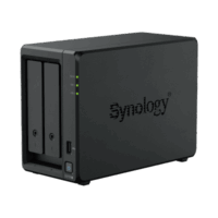 NAS Synology DiskStation DS725+ | 2 Bahías | Expandible hasta 7 Unidades | 2 Ranuras M.2 NVMe | Puerto 2.5GbE | Rendimiento 276 MB/s Lectura y 224 MB/s Escritura | Compatible con Unidad de Expansión DX525.