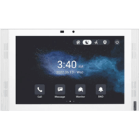 MONITOR COLOR BLANCO DE 10" IPS LCD / CERTIFICADO POR GOOGLE PLAY STORE / ANDROID 12 OS / WI-FI 6 / POE / SIP / ENTRADAS DE ALARMA / ADMINISTRACIÓN 100 EN LA NUBE