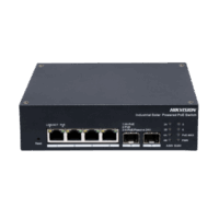 Switch Industrial con UPS / Administrable Gigabit / 3 Puertos Gigabit PoE+ (30 W) + 1 Puertos Gigabit PoE++ (90 W) / 2 Puertos SFP / 120 W Total / 48 a 57 VCD / Ideal para Proyectos / 300 Metros de Distancia
