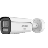 [Dual Light + ColorVu 3.0 + HikAI] Bala IP 4 Megapixel / Lente Mot. 2.8 a 12 mm / 60 mts IR + Luz Blanca / Exterior IP67 / WDR 130 dB / ACUSENSE 3.0 / Microfono Integrado / Metal / NEMA 4X / ACUSEARCH