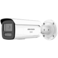 [Dual Light + ColorVu 3.0 + HikAI] Bala IP 4 Megapixel / Lente 4 mm / 60 mts IR + Luz Blanca / Exterior IP67 / Estrobo Azul y Rojo / WDR 130 dB / ACUSENSE 3.0 / Metal / NEMA 4X / ACUSEARCH