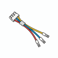 Cable de conexion de salida de alarma 10cm compatible con DSKB2411TIM