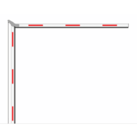 Brazo Articulado 3 mts (1.5+1.5) para Barreras Hikvision Serie DSTMG520 / Requiere Enganche Articulado