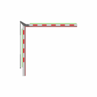 Brazo Articulado 3 mts (1.5+1.5) con Iluminación para Barreras Hikvision Serie DS-TMG320