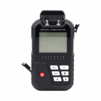 Medidor de Potencia Óptica (MINI OPM) / Rango de Medición -50dBm a 26dBm / Compatible con Fibra Óptica Multimodo y Monomodo / Soporta conectores SC, ST Y FC / Incluye Función de VFL 2 mW / Recargable