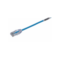 Cable de Parcheo TX6, UTP Cat6, Diámetro Reducido (28AWG), Color Azul, 100 ft