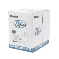 Bobina de Cable UTP 305 m. de Cobre TX6-28®, Gris, Categoría 6, Diámetro Reducido (28 AWG), CM/LSZH, de 4 pares