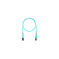 Jumper de Fibra Optica Multimodo 50/125 OM4, LC-SC Duplex, LSZH, Color Aqua, 6 Metros