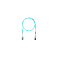 Jumper de Fibra Optica Multimodo 50/125 OM4, LC-SC Duplex, OFNR (Riser), Color Aqua, 5 Metros