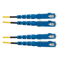 Jumper de Fibra Optica Monomodo 9/125 OS2, SC-SC Duplex, OFNR (Riser), Color Amarillo, 3 Metros