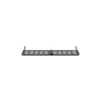 Organizador de Holgura para Cable de Fibra Óptica, Uso con Paneles HD Flex™ de 1 UR, Color Negro