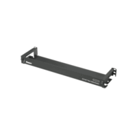 Organizador de Cables Frontal, para Panel de Fibra Óptica HD Flex™, de 1 UR, Color Negro