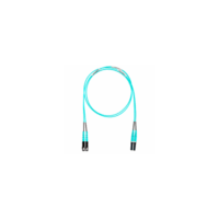 Jumper de Fibra Optica Multimodo 50/125 OM3, LC-SC Duplex, OFNR (Riser), Color Aqua, 15 Metros