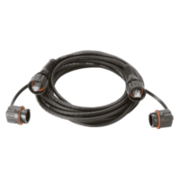 Patch Cord Cat6A IndustrialNet, UTP, Con Plug Industrial y Tapa en Cada Extremo, 1 Metro