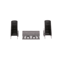 Kit de Bajada de Cables Para Charola Tipo Escalerilla, Con Control de Radio de Curvatura, Fabricado en Nylon 6.6, Color Negro