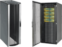Gabinete Rack ProLine ConnecTek, 42U, 2000x800x1200mm, Acero, Negro RAL 9005, Con Paneles Laterales, Gestión de Cableado Frontal y Trasera