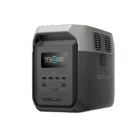 Estación de Energía Portátil Delta 3 1536Wh Litio LFP / 6 AC 1800 W (Max. 3600W) / 2 USB-C 100W / Capacidad para Aumentar Respaldo / Cargador de Coche 10A a 12.6V / Conectividad WiFi y Bluetooth (App) / Carga Solar 500W Max.