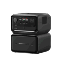 EcoFlow River 3 | Estación de Energía Portátil 858Wh Litio LFP / 2 AC 300 W (Max. 550W) / 1 USB-C 100W / 2 USB -A 12W / Cargador de Coche 8A a 12 o 24V / Conectividad WiFi y Bluetooth (App) / Carga Solar 110W Max.