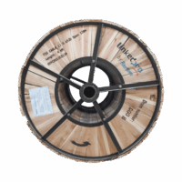 Carrete de 4 Km Fibra Óptica Aerea Figura 8 Armada Antirroedor G.652D, Monomodo de 12 Hilos, Exterior, Span 120