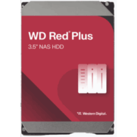 Disco Duro NAS WD Red Plus / Tecnología CMR / Capacidad 4TB / SATA 6 Gb/s / 7200 RPM / NASware 3.0 / 180TB año Workload / 1M Horas MTBF / 3 Años Garantía