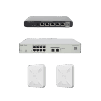 Solución Completa de Red para hasta 100 Clientes y hasta 2 servicios de Internet., Ideal para Iniciar un Proyecto de Hotelería u Oficina