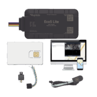 Rastreador Vehicular y Monitoreo de Flota / BLE 5.0 y GNSS / LTE CAT1 y LTE-M con Respaldo 2G / GNSS U-blox / MiKado IP54 / -20 °C a +40 °C / Acelerómetro de 3 Ejes / Suministro 9-32 V / Batería Interna